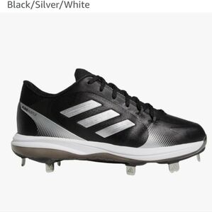 Adidas Women's Black & Silver Cleats -NWT